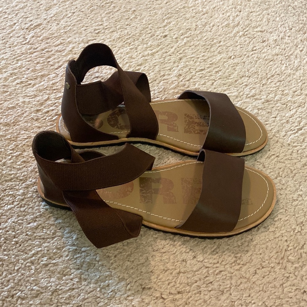 Sorel brown sandals